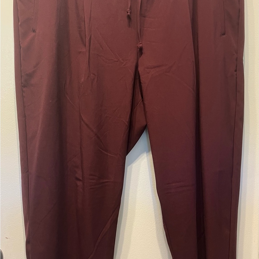 Old Navy Women's Billie High Rise Burgundy Trousers